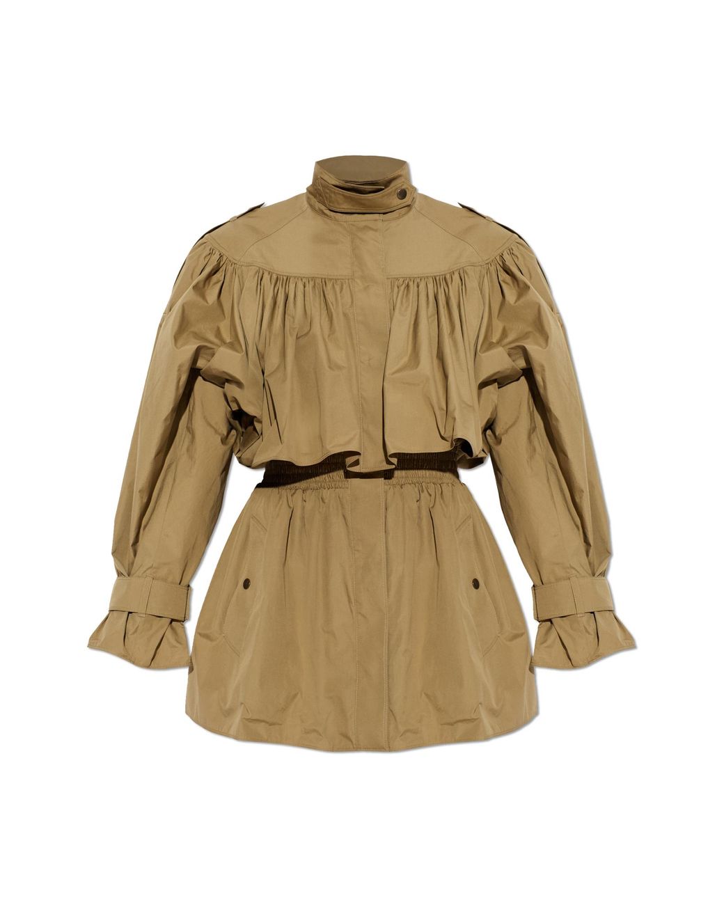 Chloé Natural Short Trench Coat