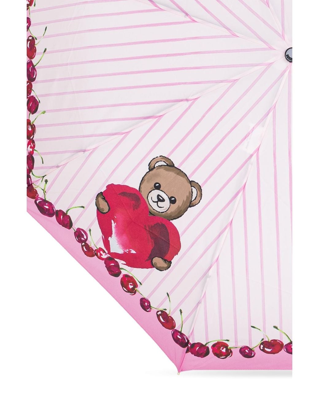 Moschino Pink Folding Umbrella