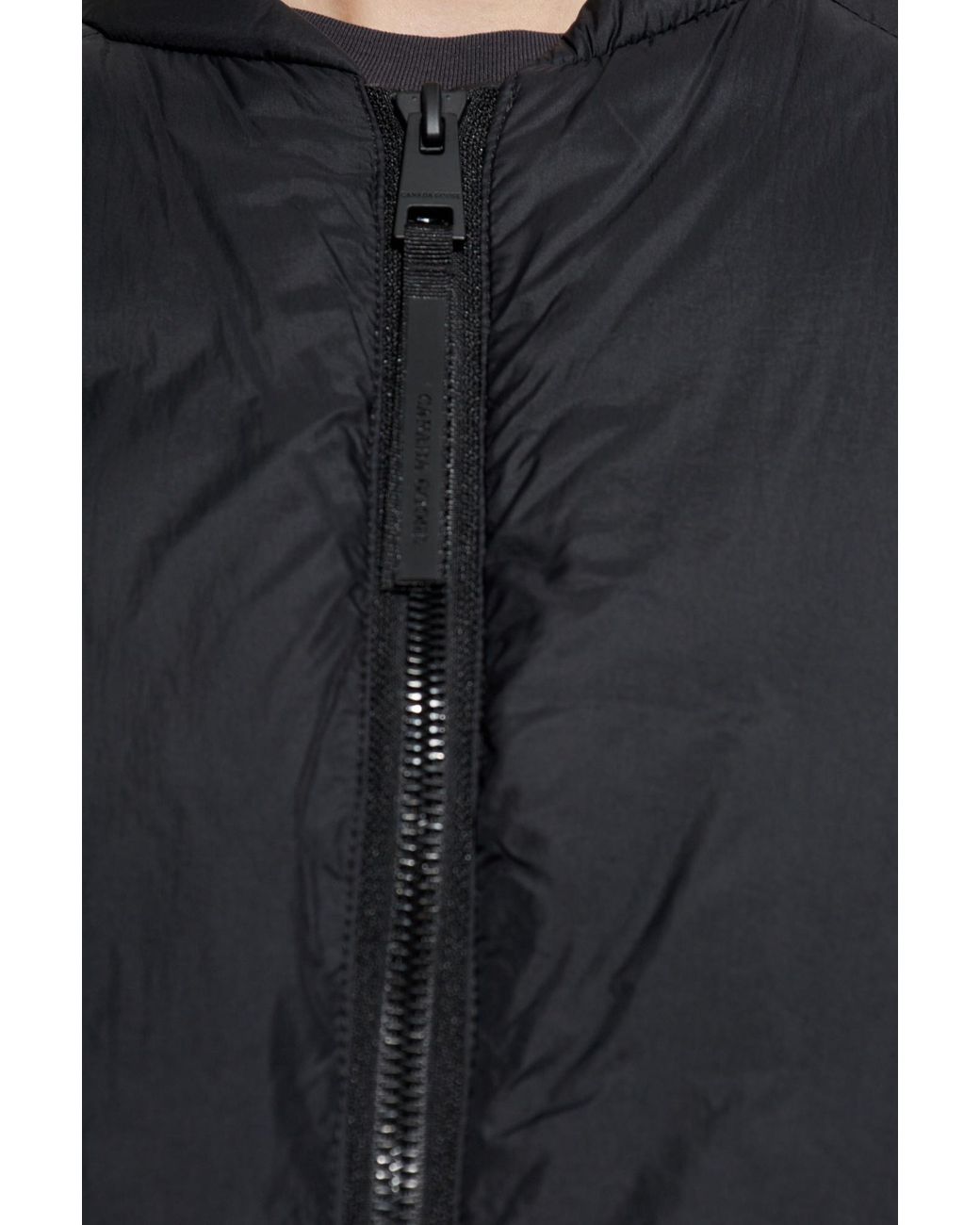 Canada Goose Black 'Elba' Down Bomber Jacket