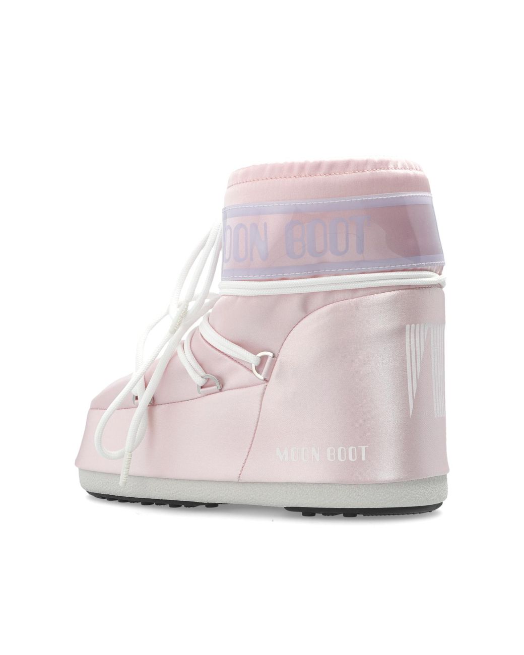 Moon Boot Pink Snow Boots 'Icon Low Pearly'