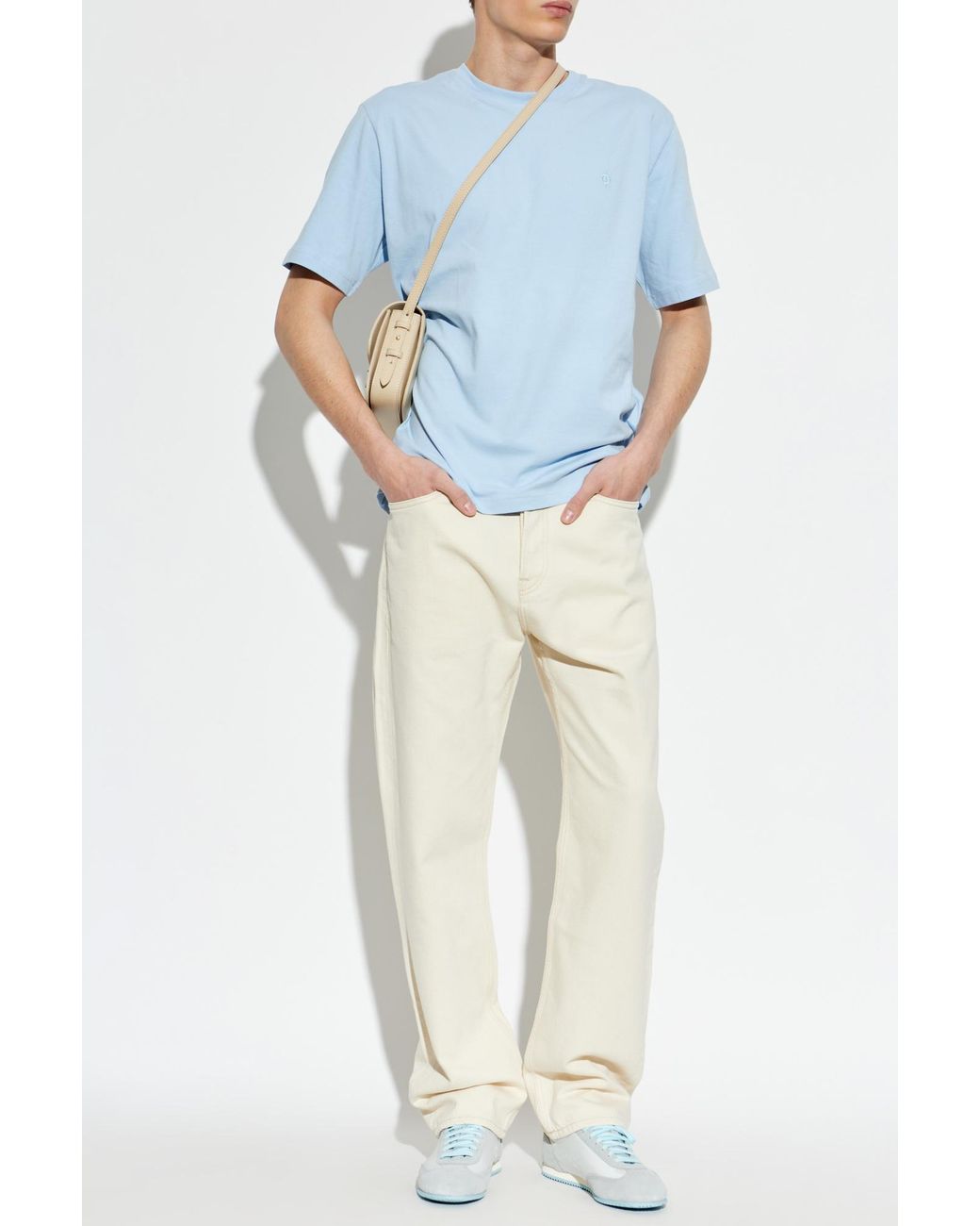 Samsøe & Samsøe Blue T-Shirt "Saotto" for men
