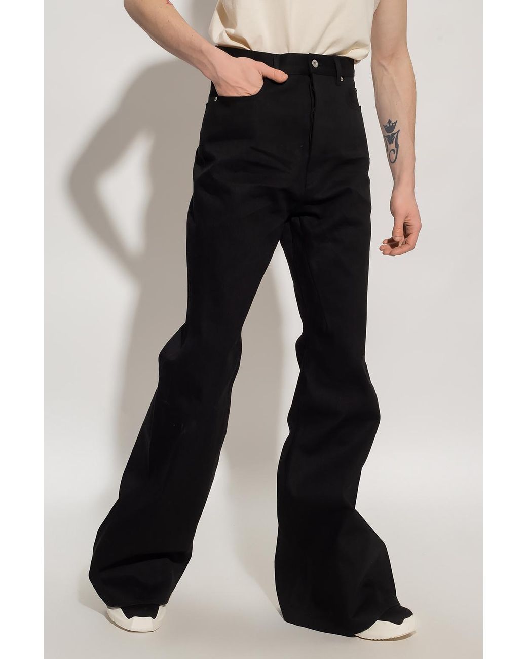 Rick Owens 'bolan' Bootcut Jeans in Black for Men | Lyst