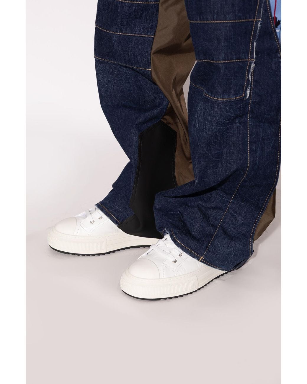 DSquared² White 'Berlin' Leather Shoes for men