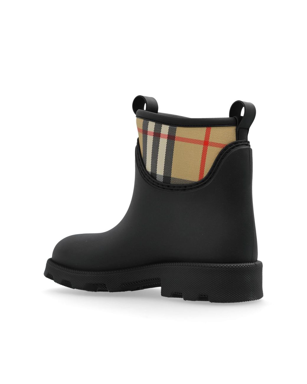 Burberry Black Marsh Stamp Wellington Boots