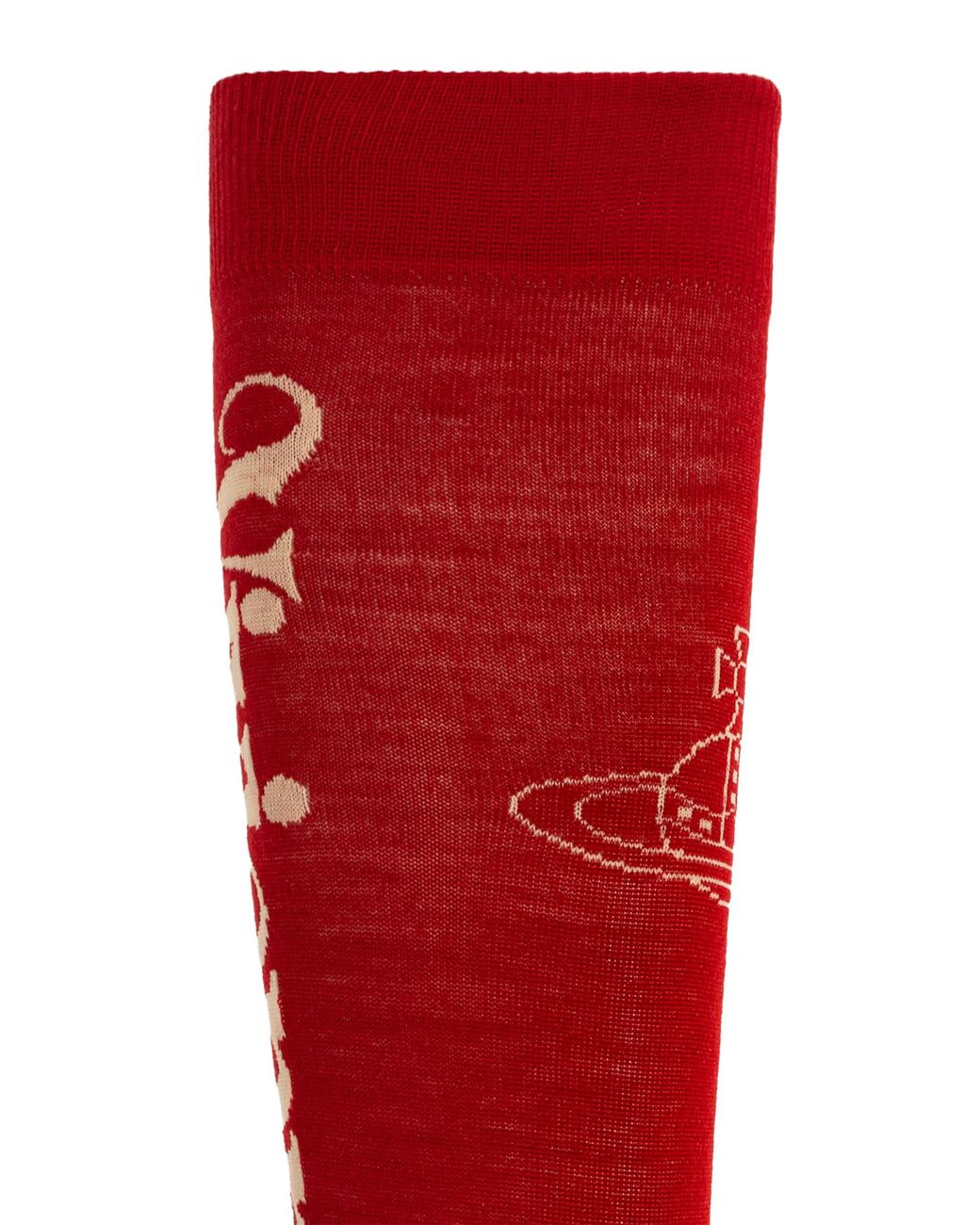 Vivienne Westwood Red Socks With Logo