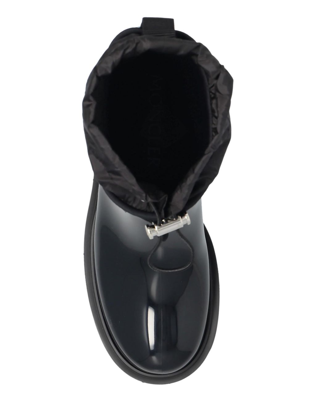 Moncler Black 'Kickstream' Wellington Boots