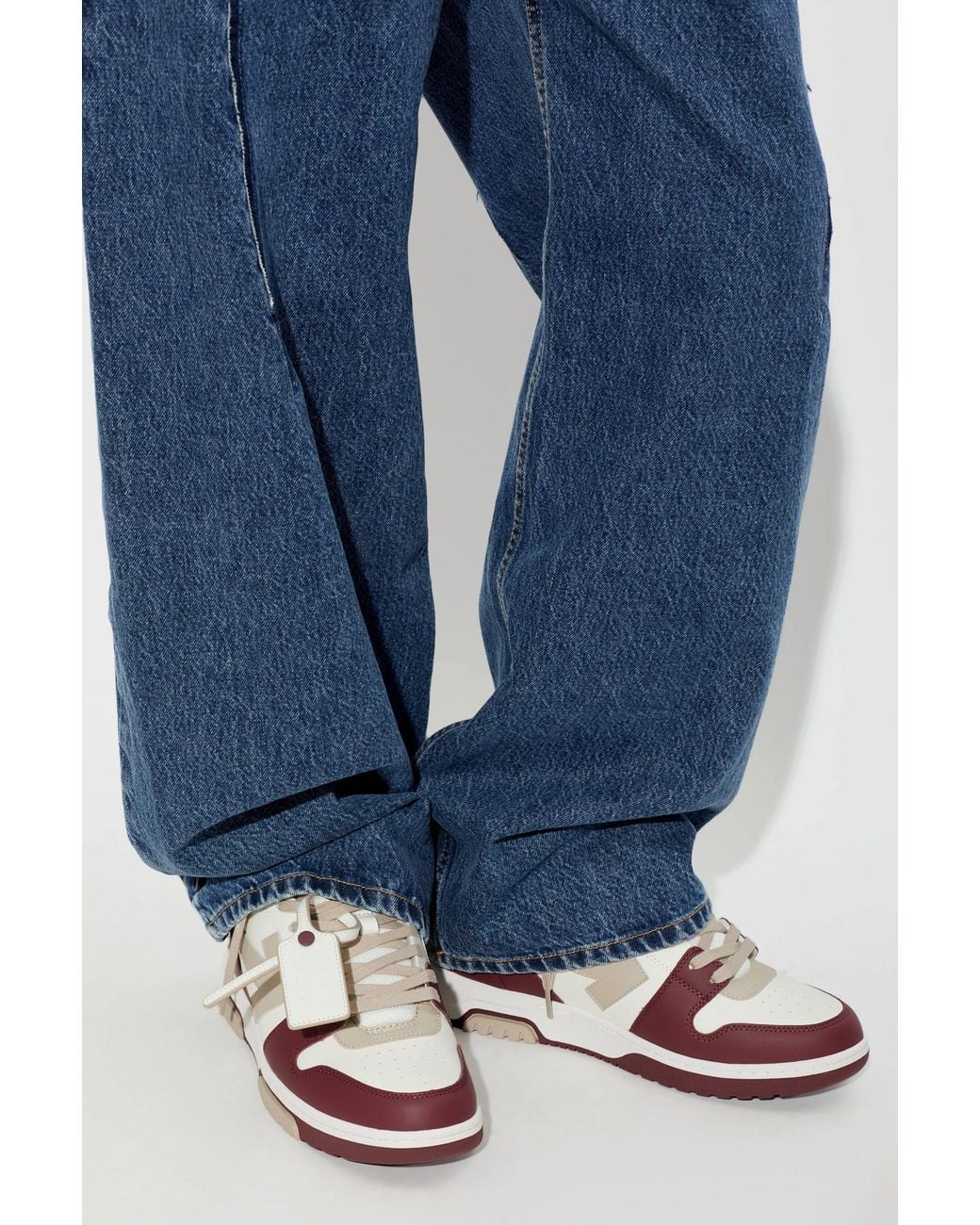 Off-White c/o Virgil Abloh Brown 'Out Of Office' Sports Shoes for men