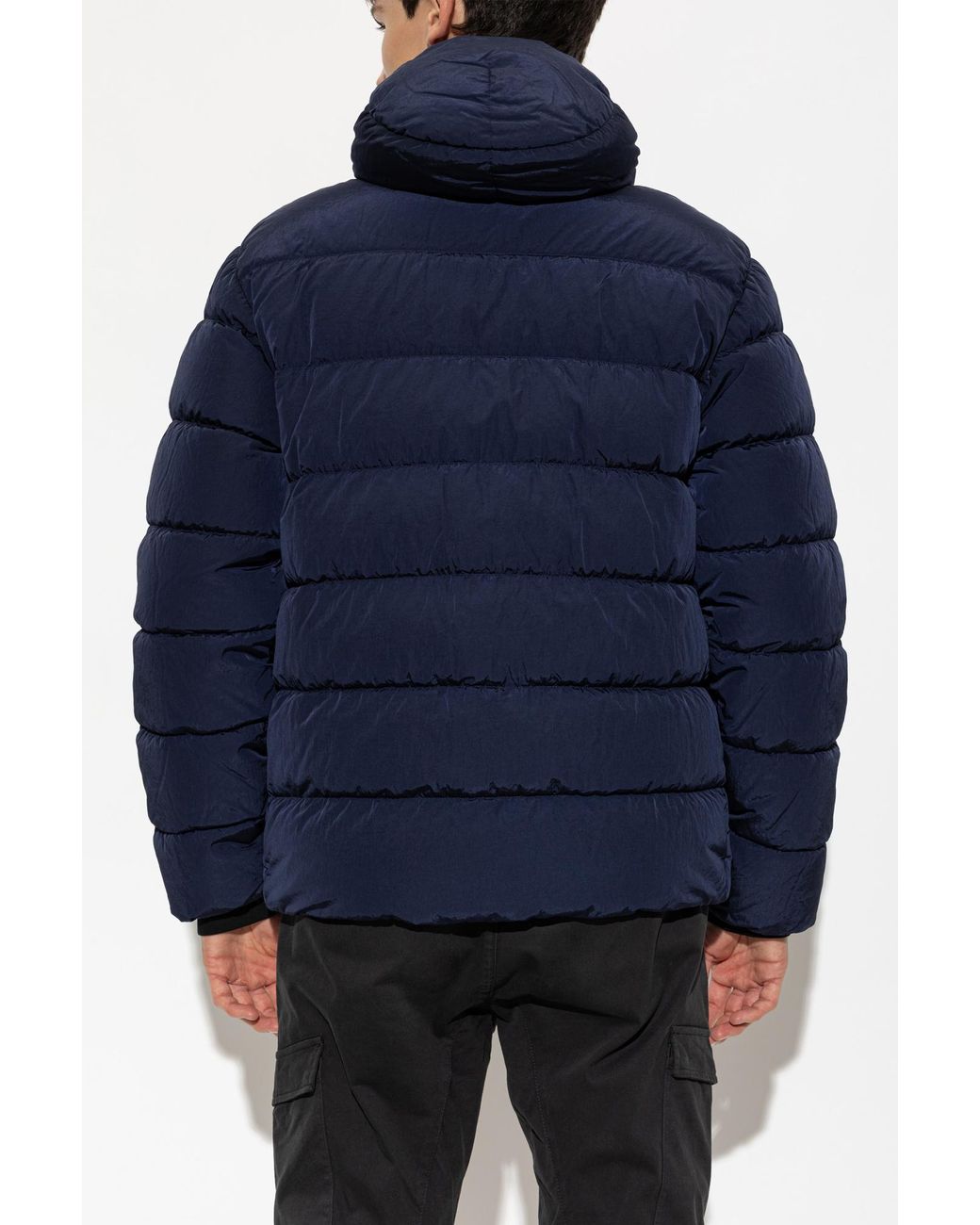 C P Company Blue Puffer Jacket for men