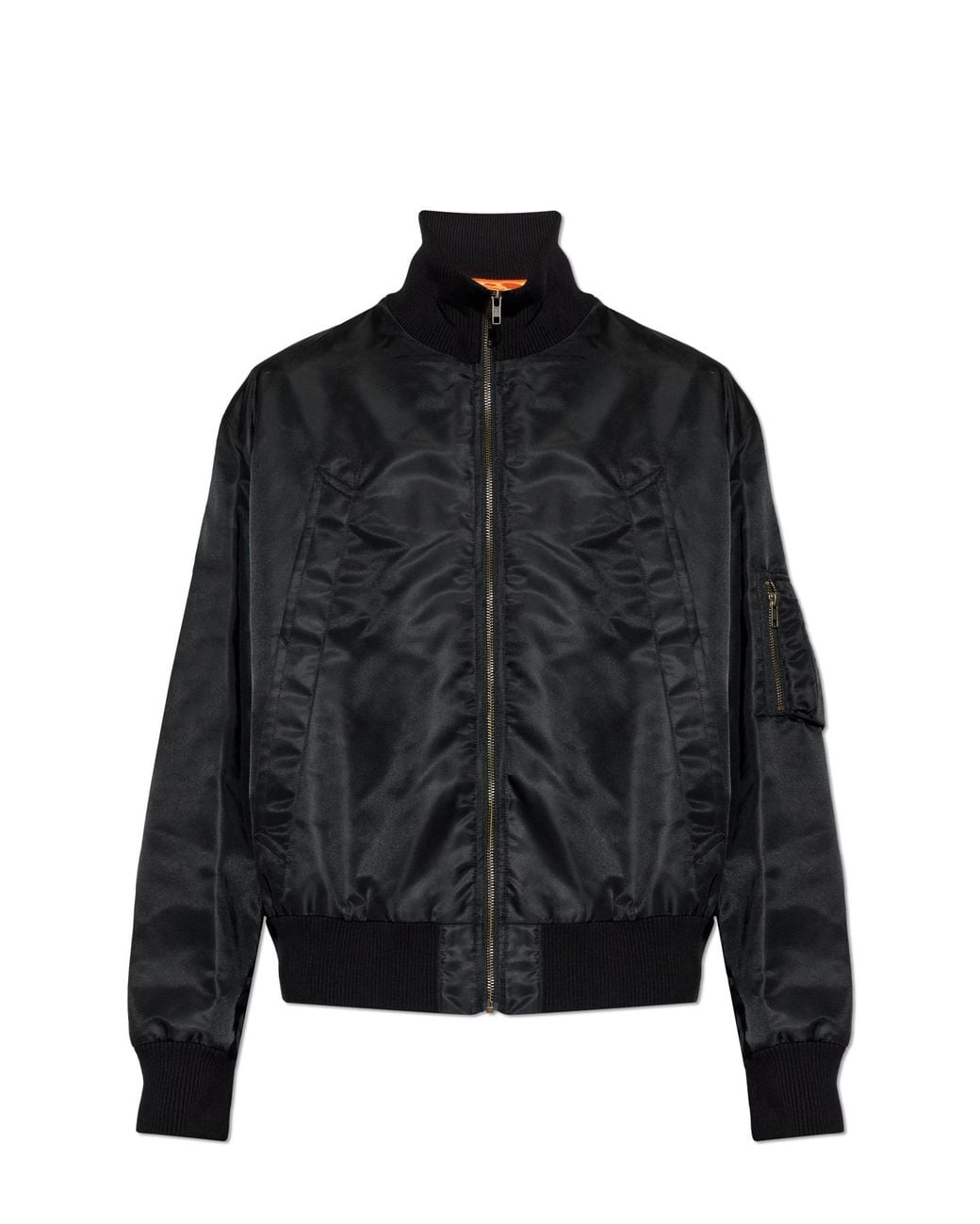 MM6 by Maison Margiela Black Bomber Jacket for men