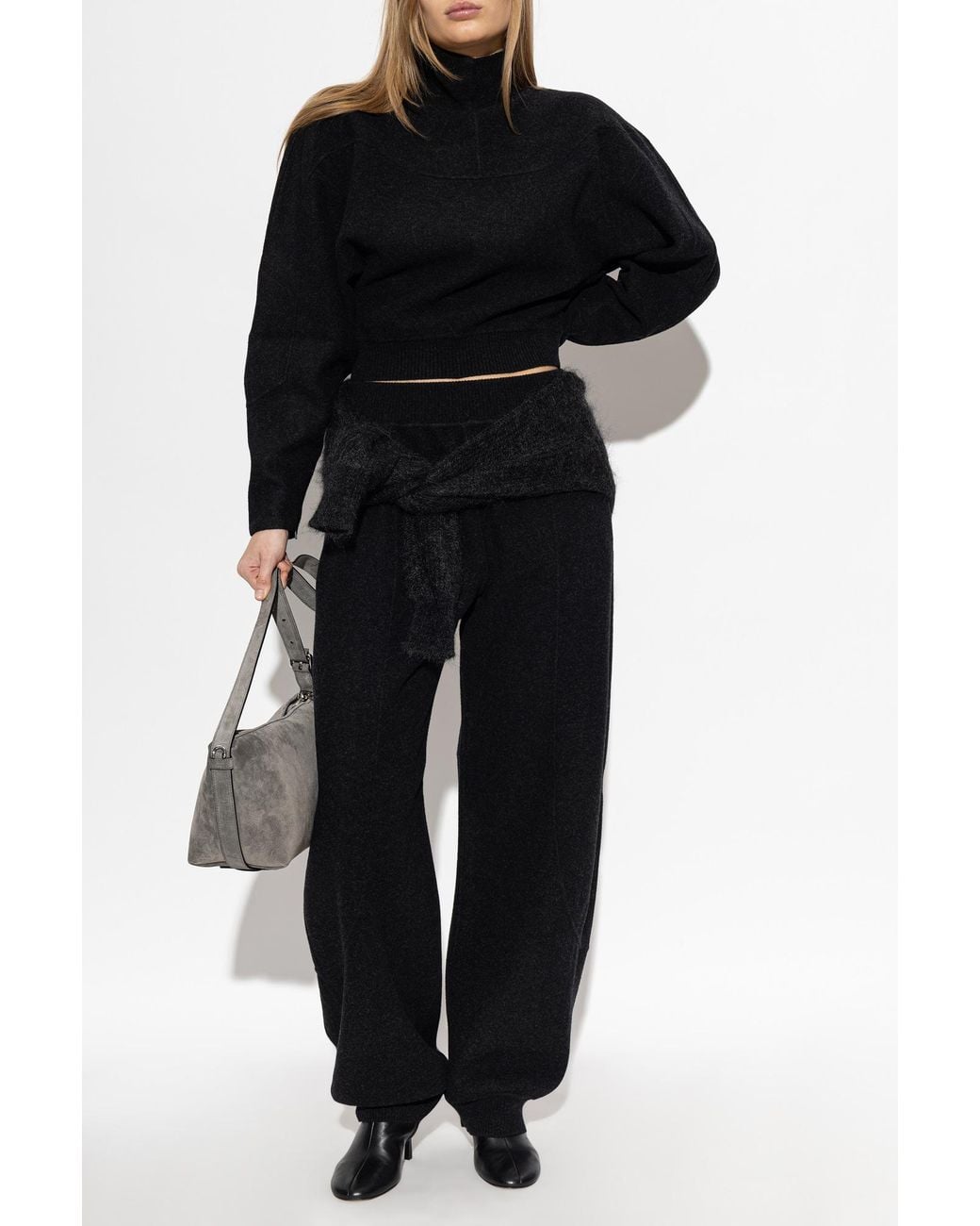 Max Mara Black Wool Trousers 'Cesto'