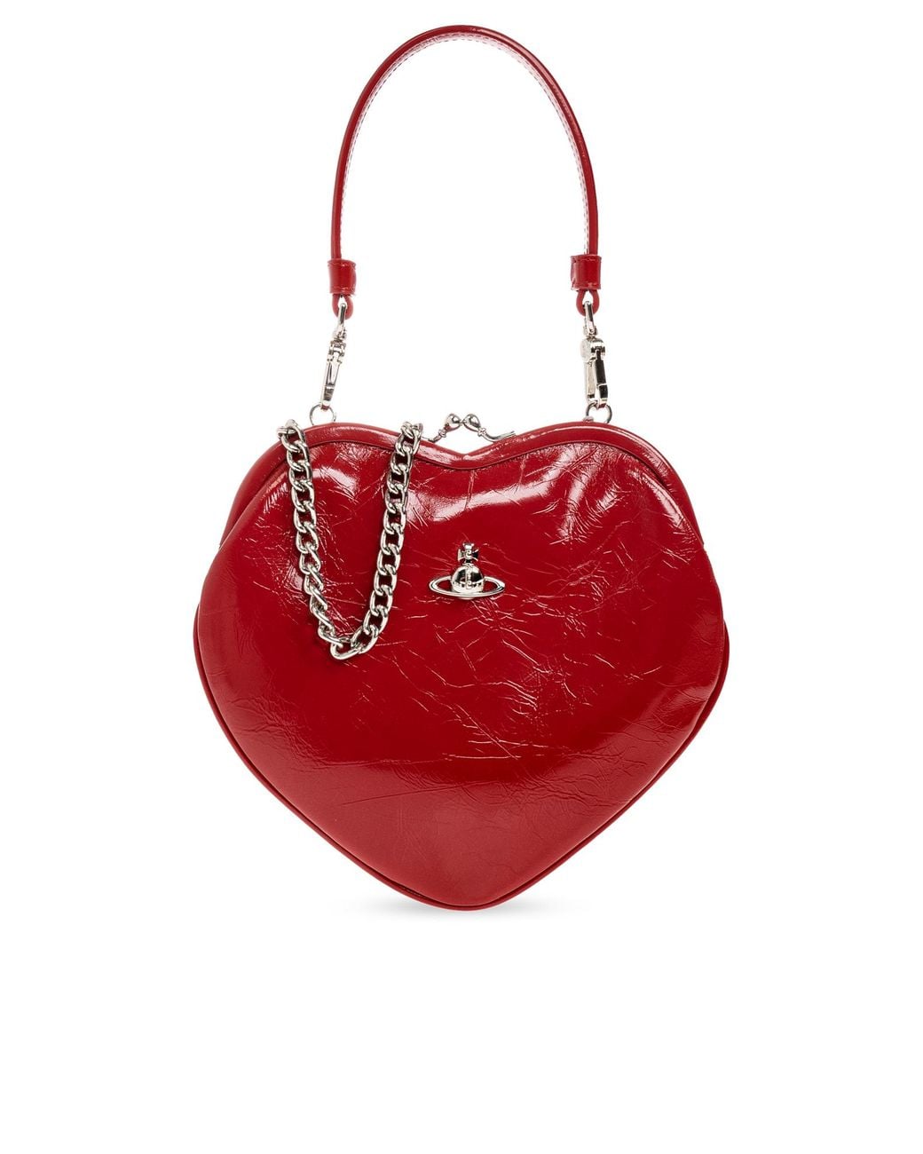 Vivienne Westwood Red 'Belle Heart' Bag