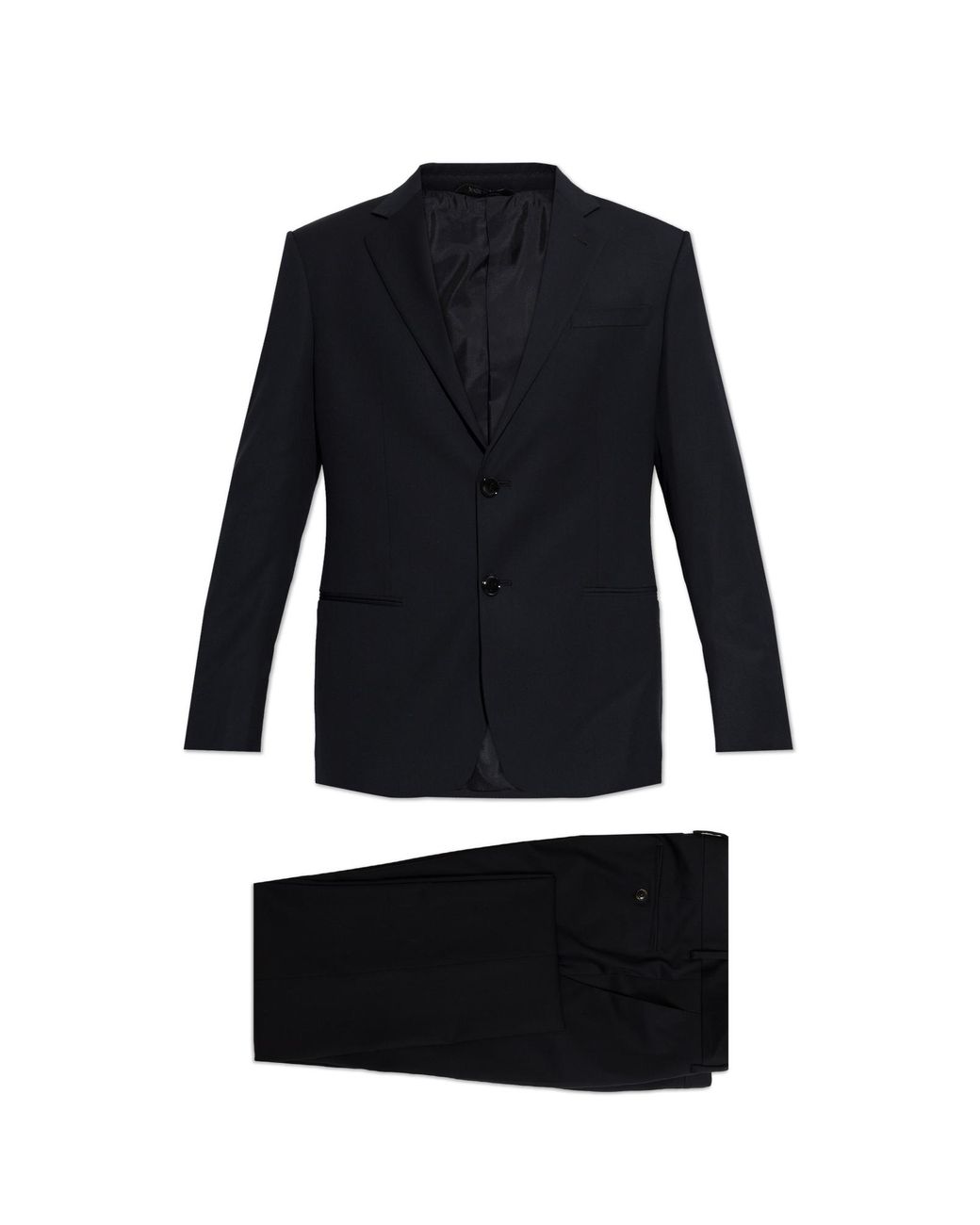 Giorgio Armani Black Wool Suit for men