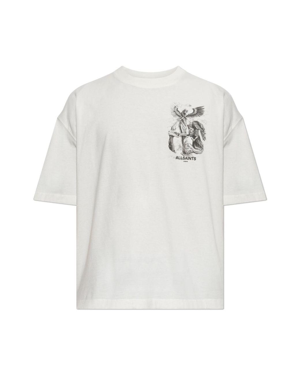 AllSaints White T-Shirt 'Seraph' for men