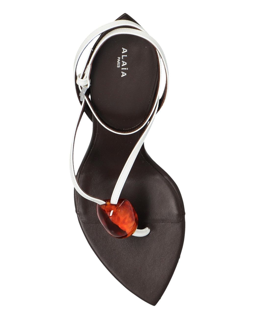 Alaïa White Wedge Sandals