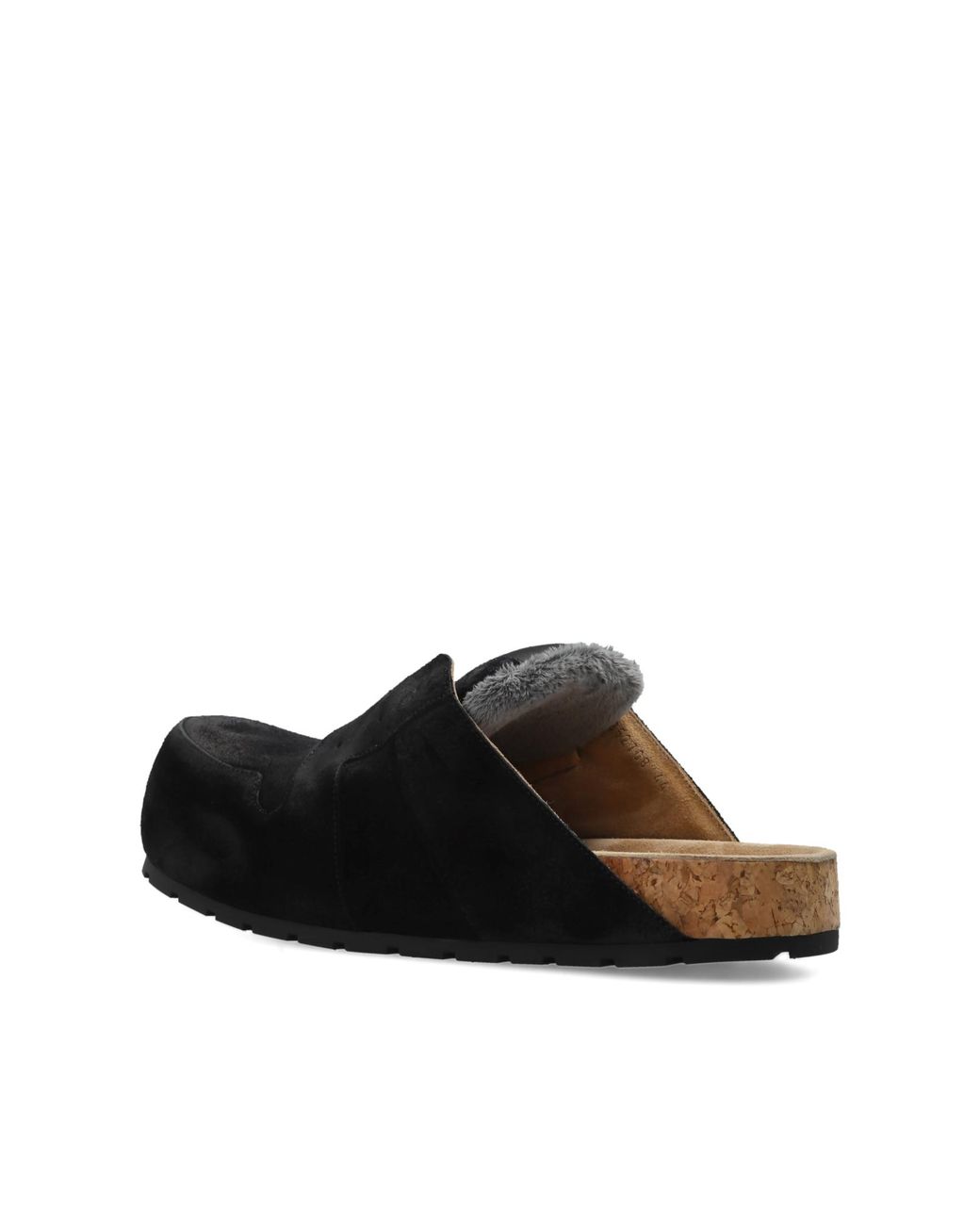 Balenciaga Black Suede Slides "Dumbo" for men