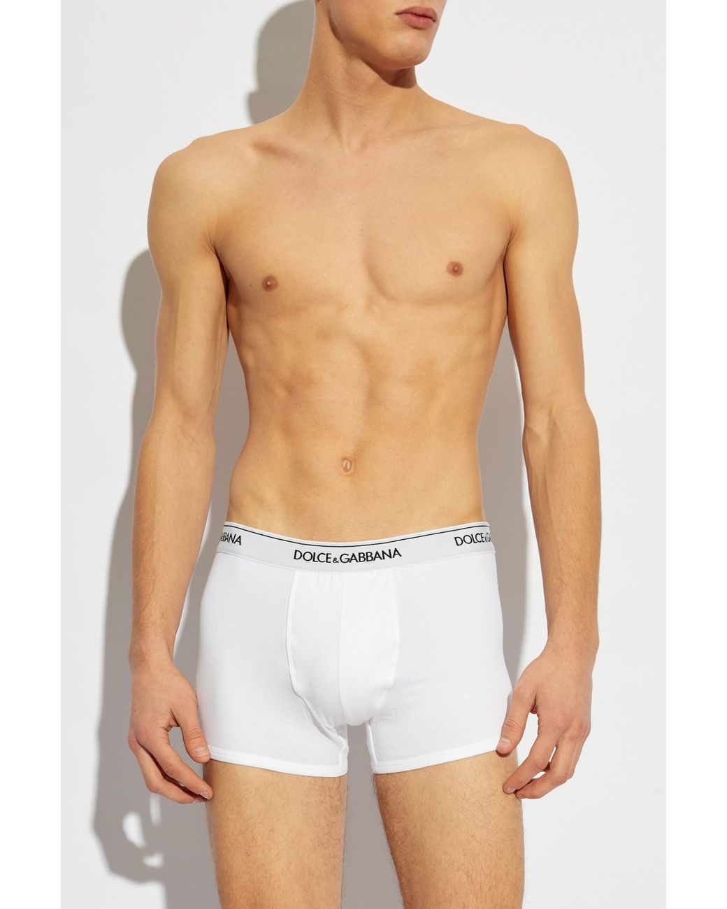 Dolce & Gabbana White Three-Pack Of Boxers for men