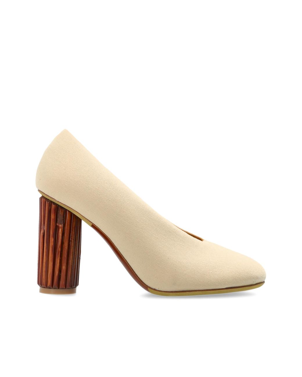 Moschino Natural Heeled Shoes