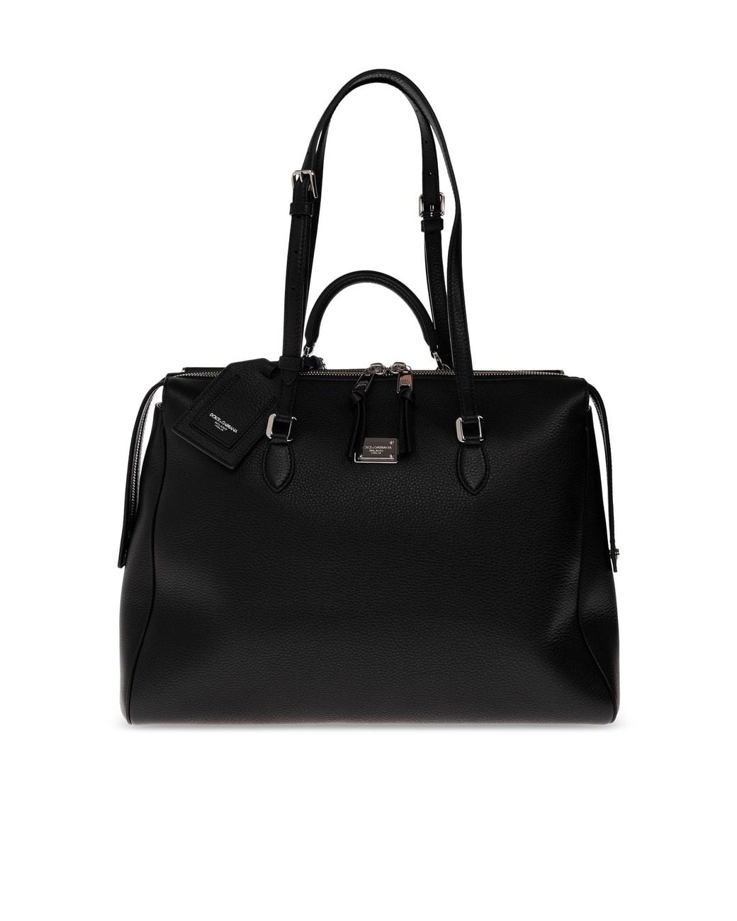 Dolce & Gabbana Black Leather Bag 'Vittoria' for men
