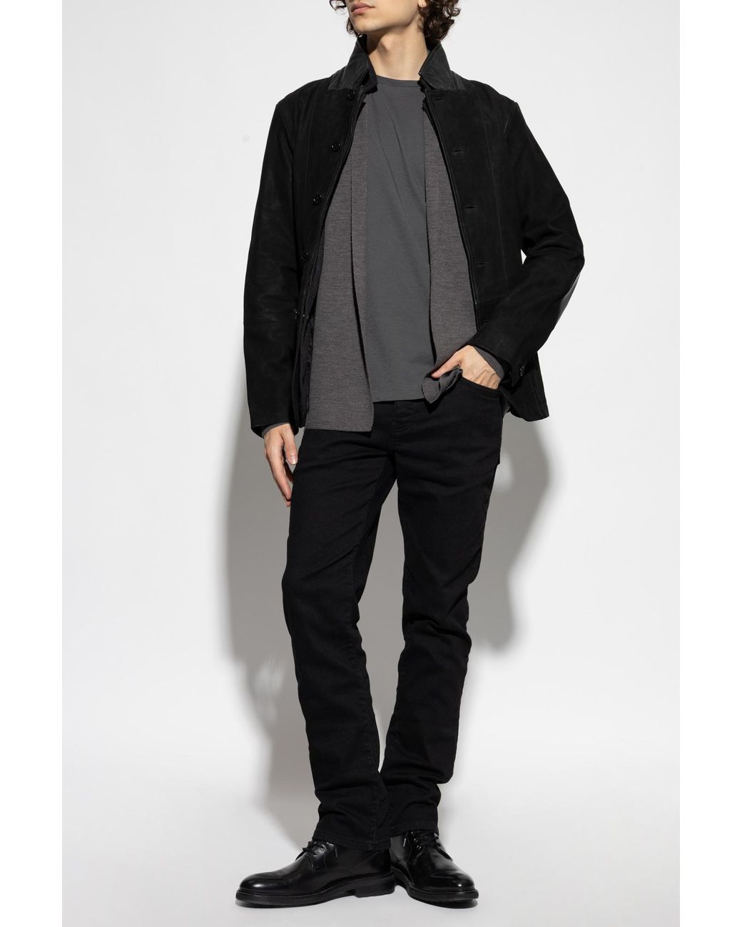 AllSaints Gray Cardigan 'Mode' for men