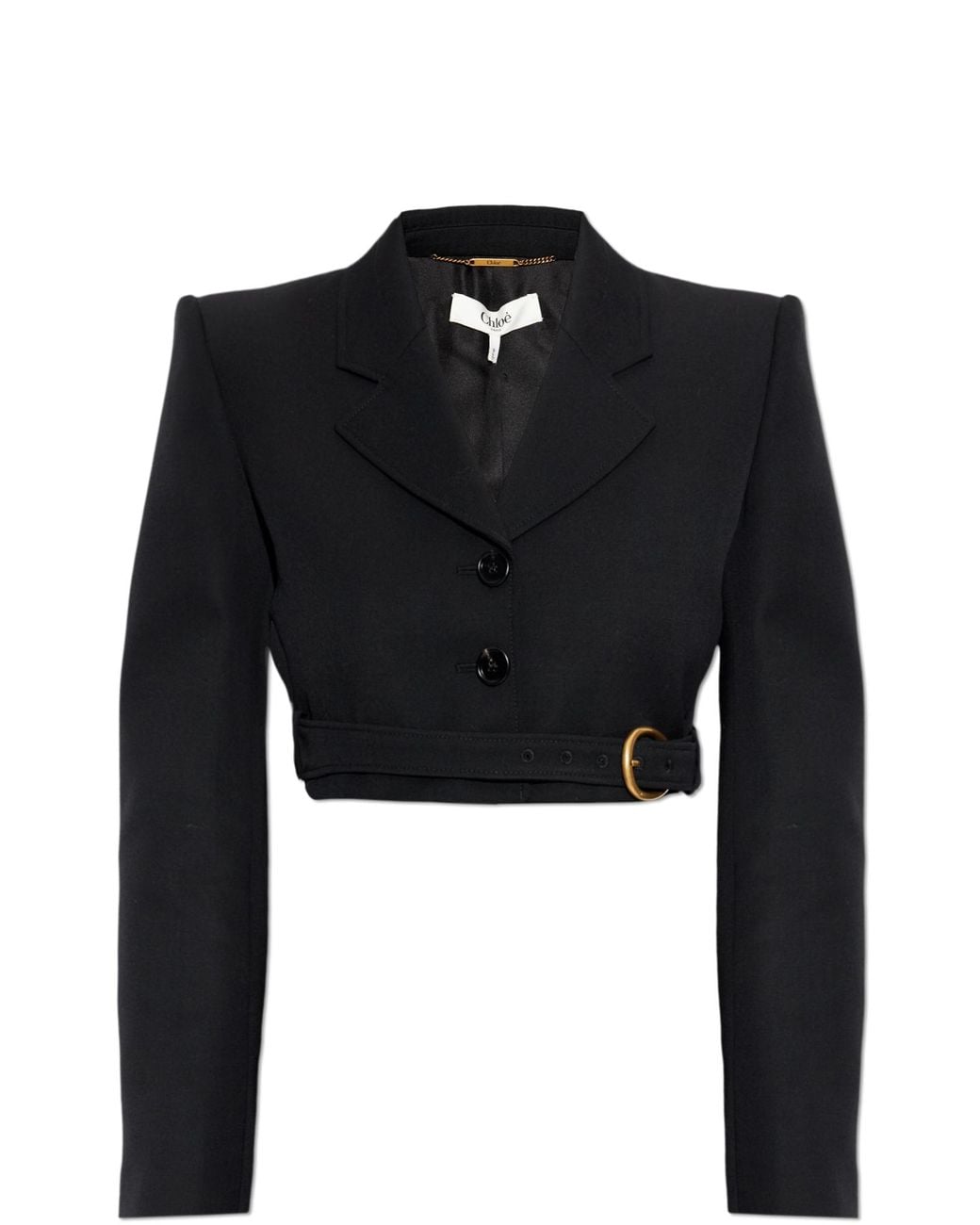 Chloé Black Short Wool Blazer