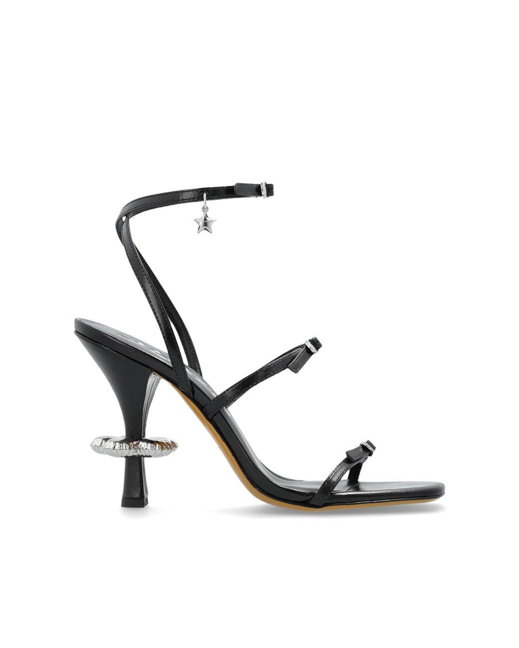 Marc Jacobs White Heeled Sandals 'The Daisy'