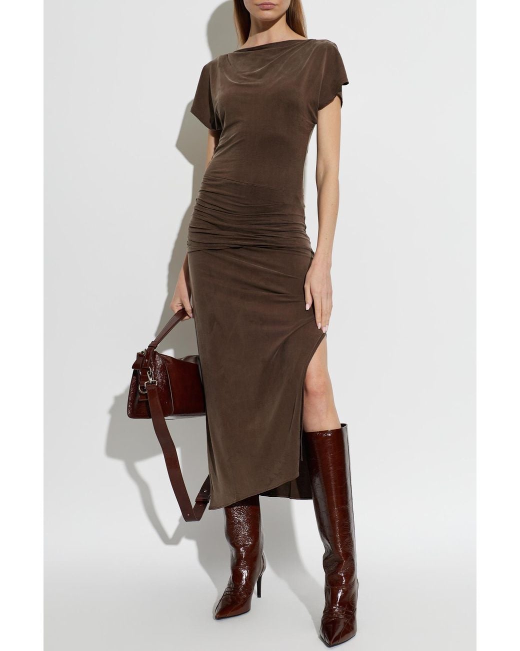 IRO Brown 'Excess' Dress