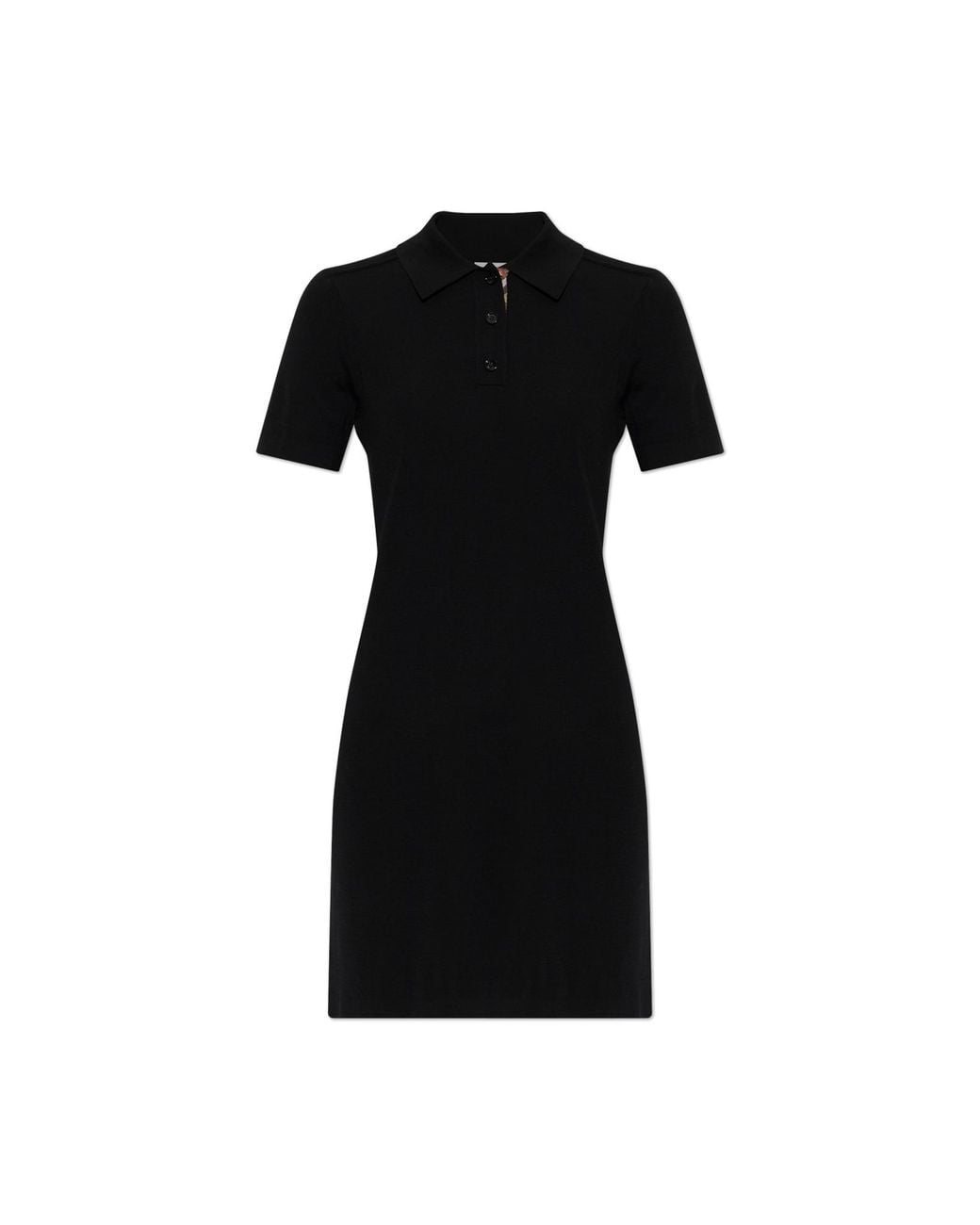 Burberry Black Wool Dress 'Magnolia'