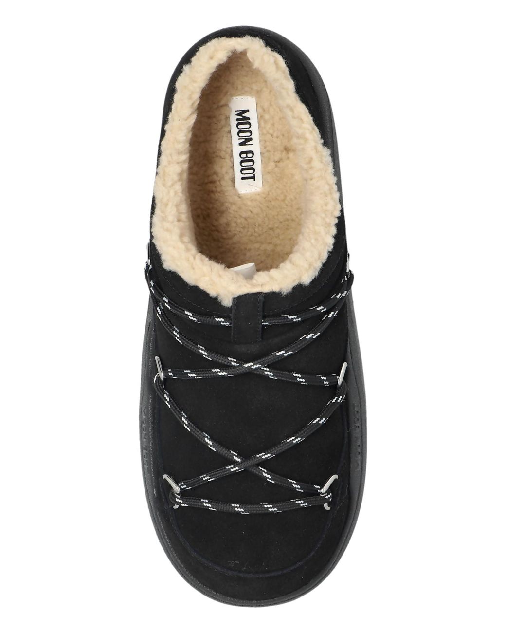 Moon Boot Black 'Mb Park Slipper' Shoes for men