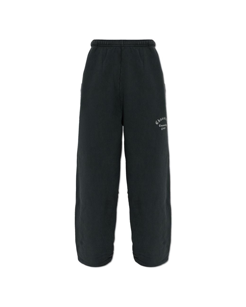 Willy Chavarria Black 'Os Chavarria Community Center Buffalo' Sweatpants for men