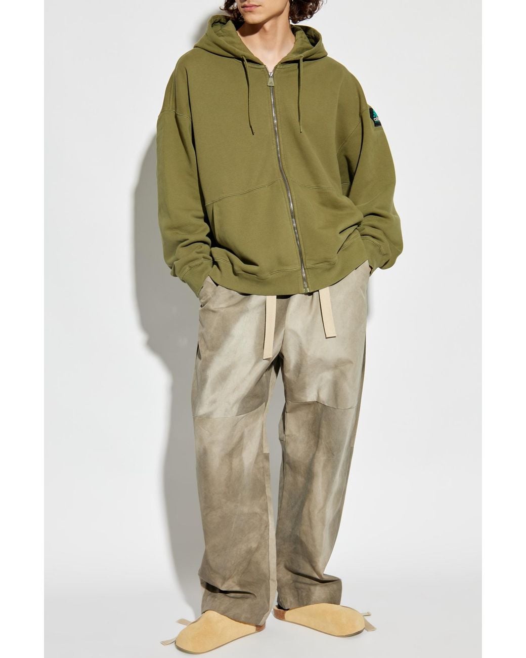 Adidas Originals Green Hoodie for men
