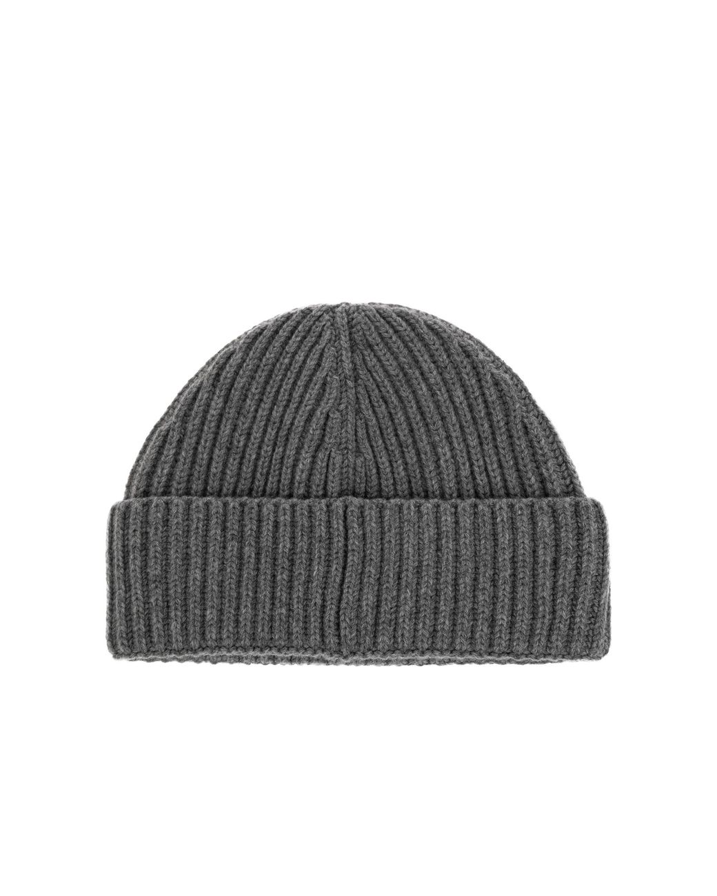 Canada Goose Black Wool Beanie With Logo Patch