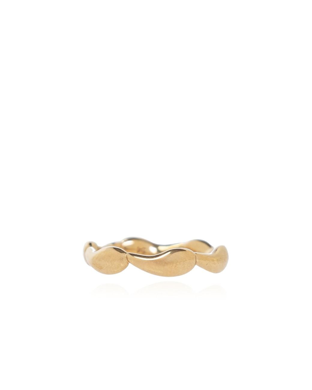 Chloé Black Ring With A Chain