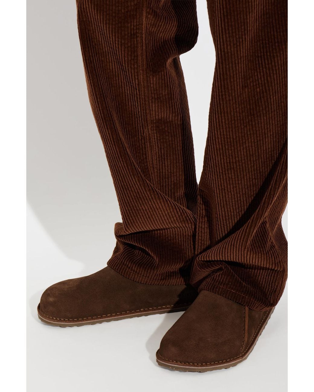 Birkenstock Brown 'Zermatt Premium Suede' Slippers for men