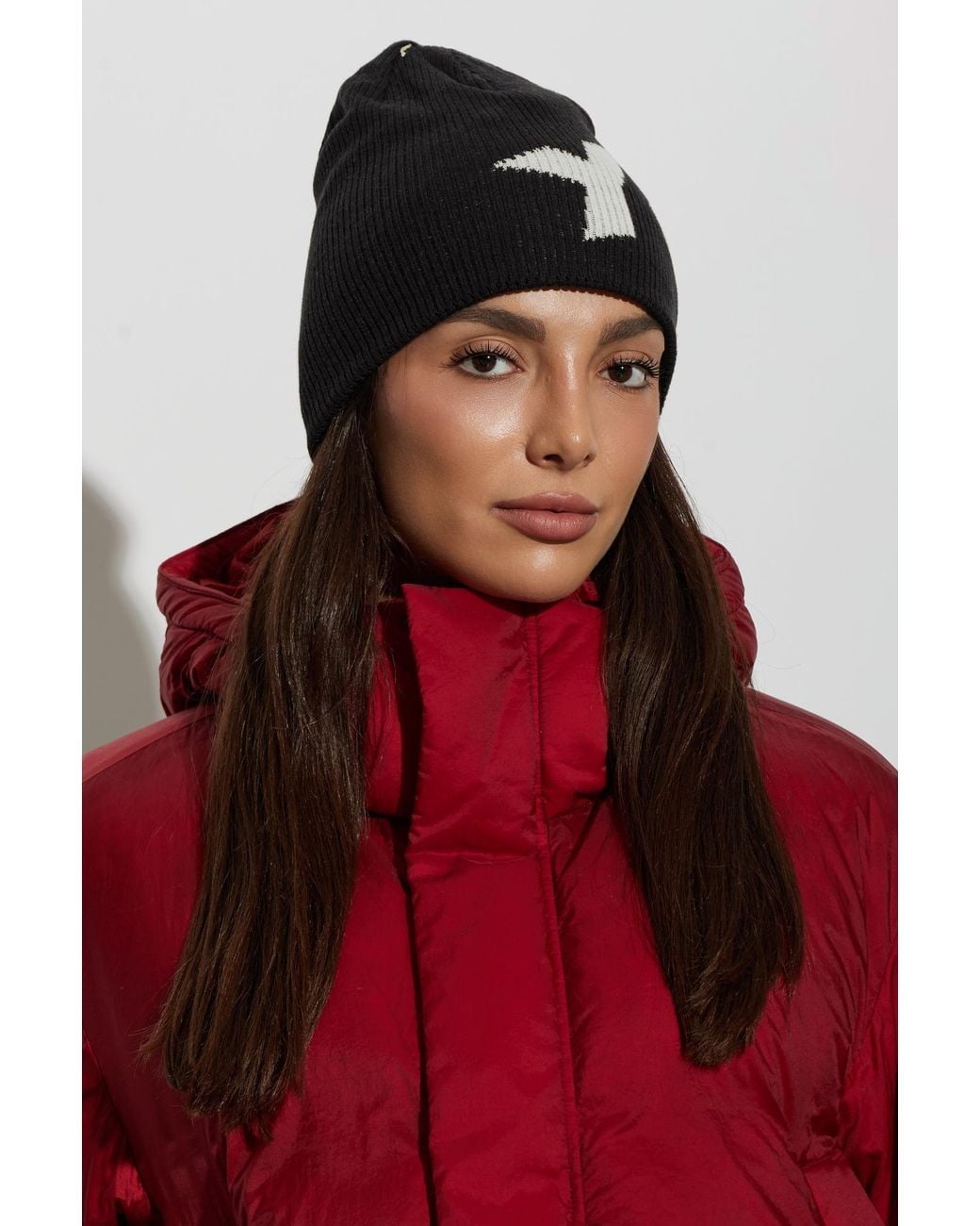Y-3 Black Logo Beanie