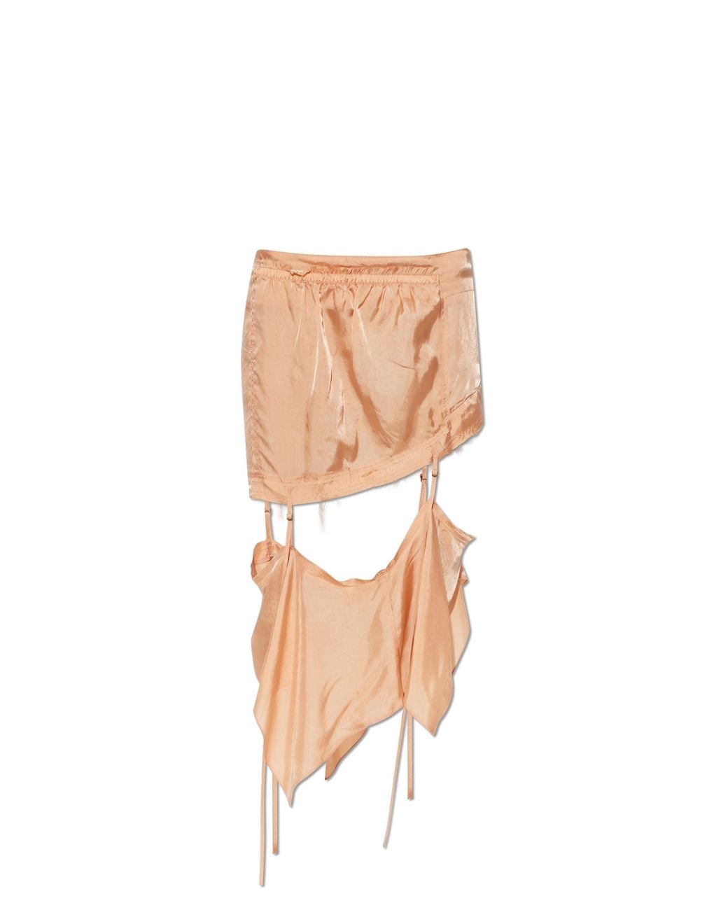 KNWLS White 'Beth' Skirt
