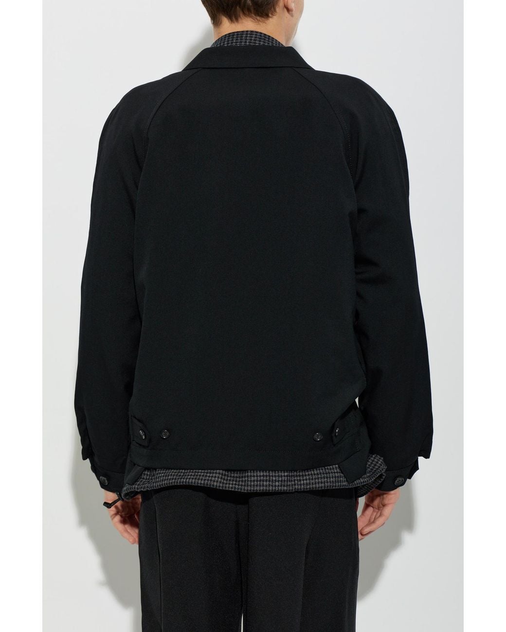 Comme des Garçons Black Wool Jacket With Open Lapels for men