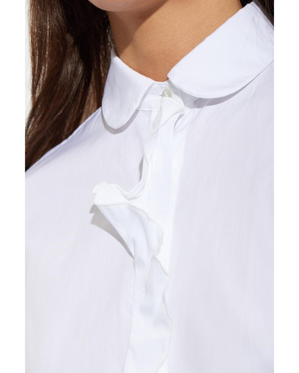 R13 White Cotton Shirt