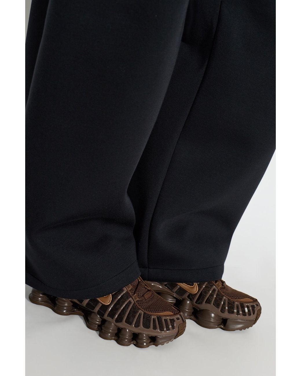Nike Brown 'Shox Tl' Sneakers