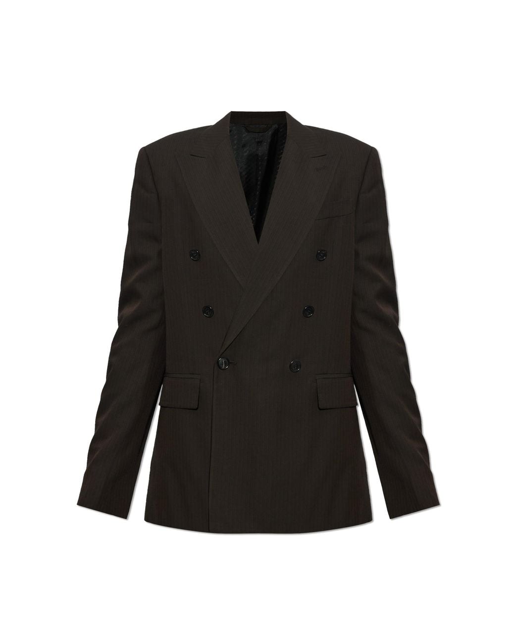 Acne Black Jacket With Open Lapels for men