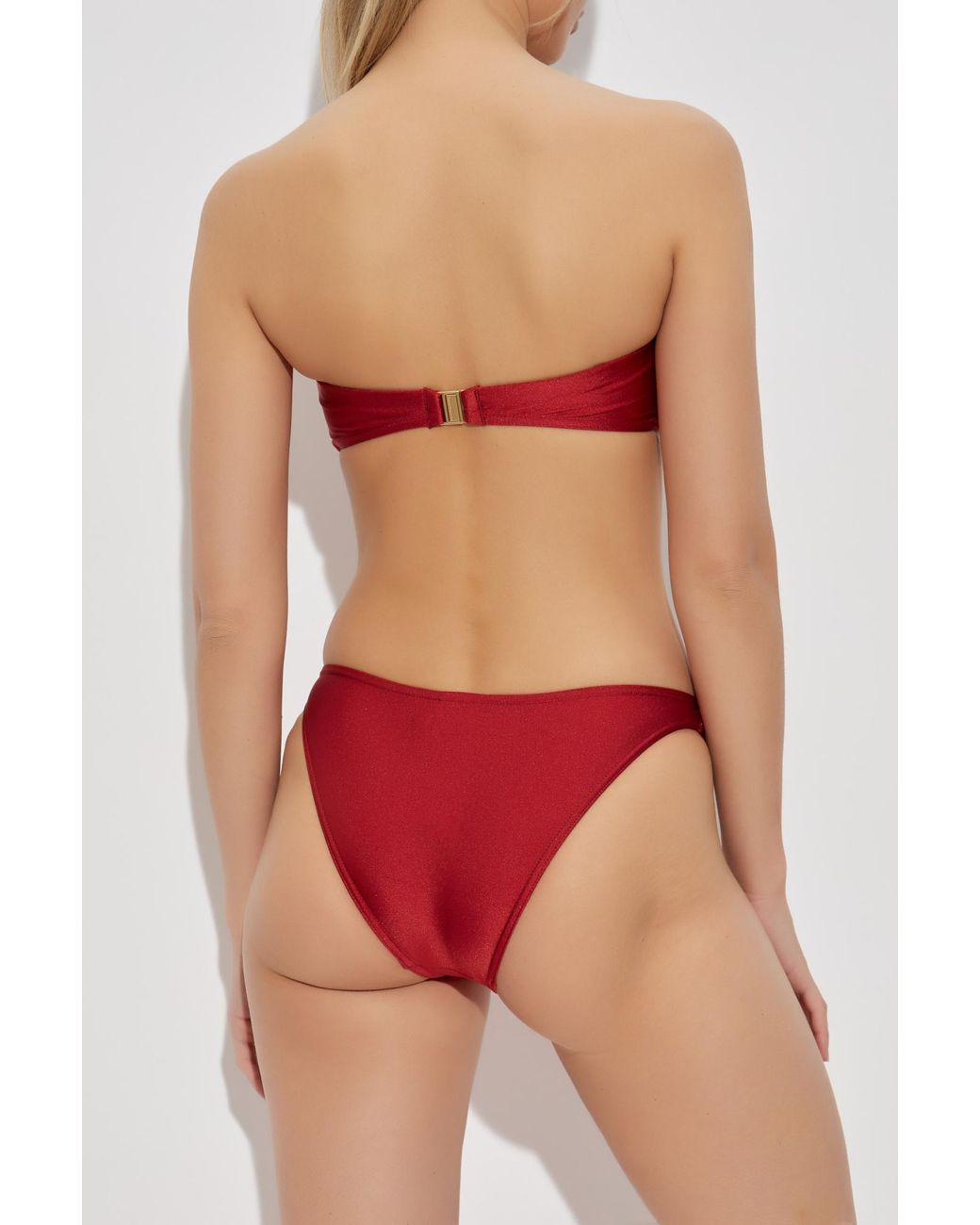 Zimmermann Red Bikini Top