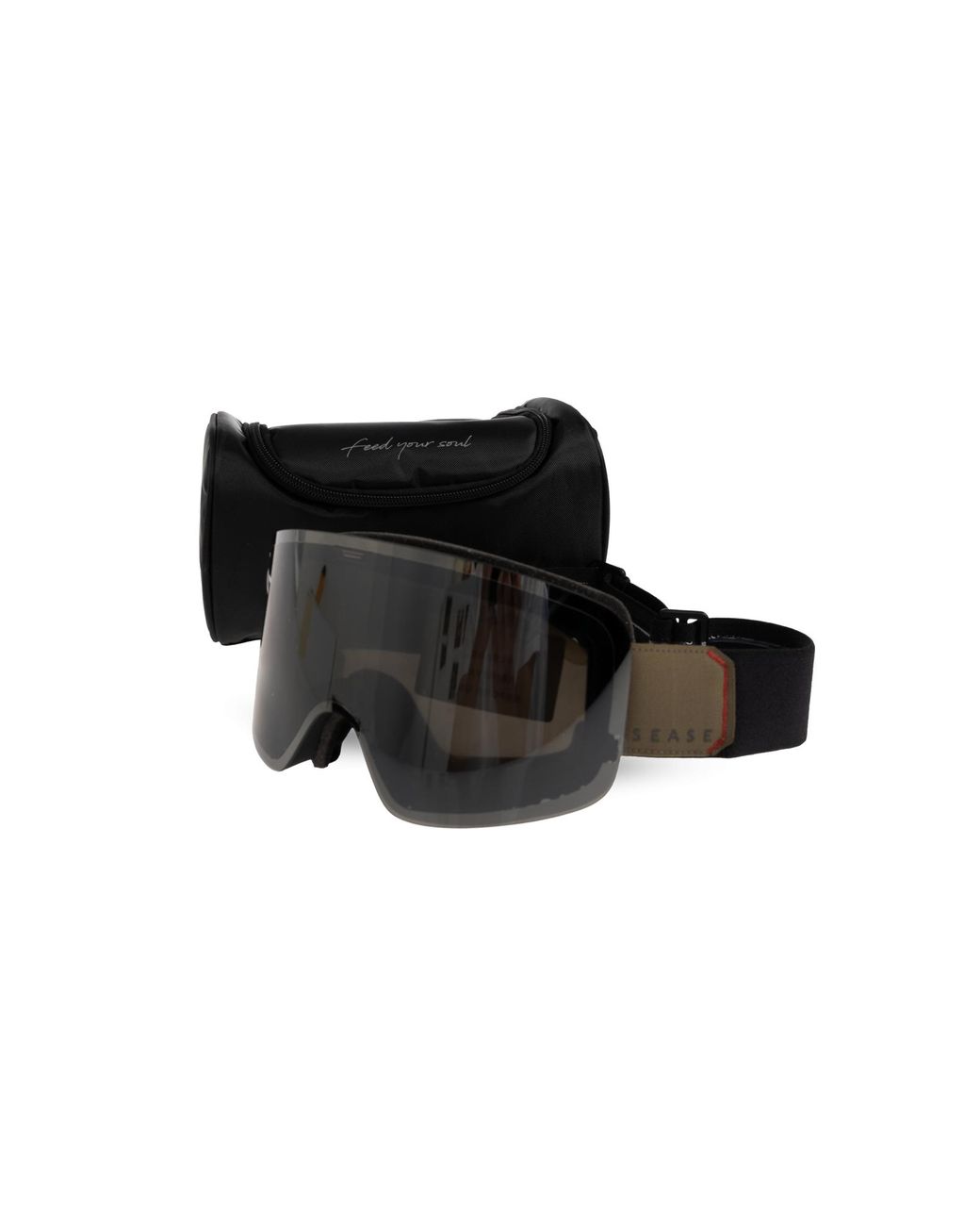 Sease Black 'Solaro' Ski Goggles for men