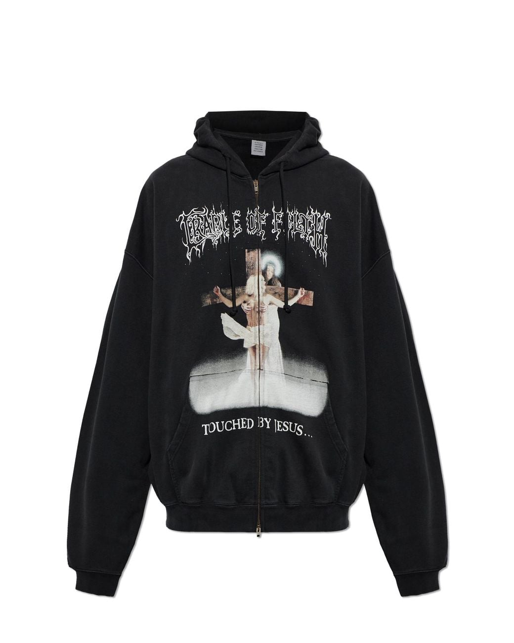 Vetements Black Sweatshirt With Print for men