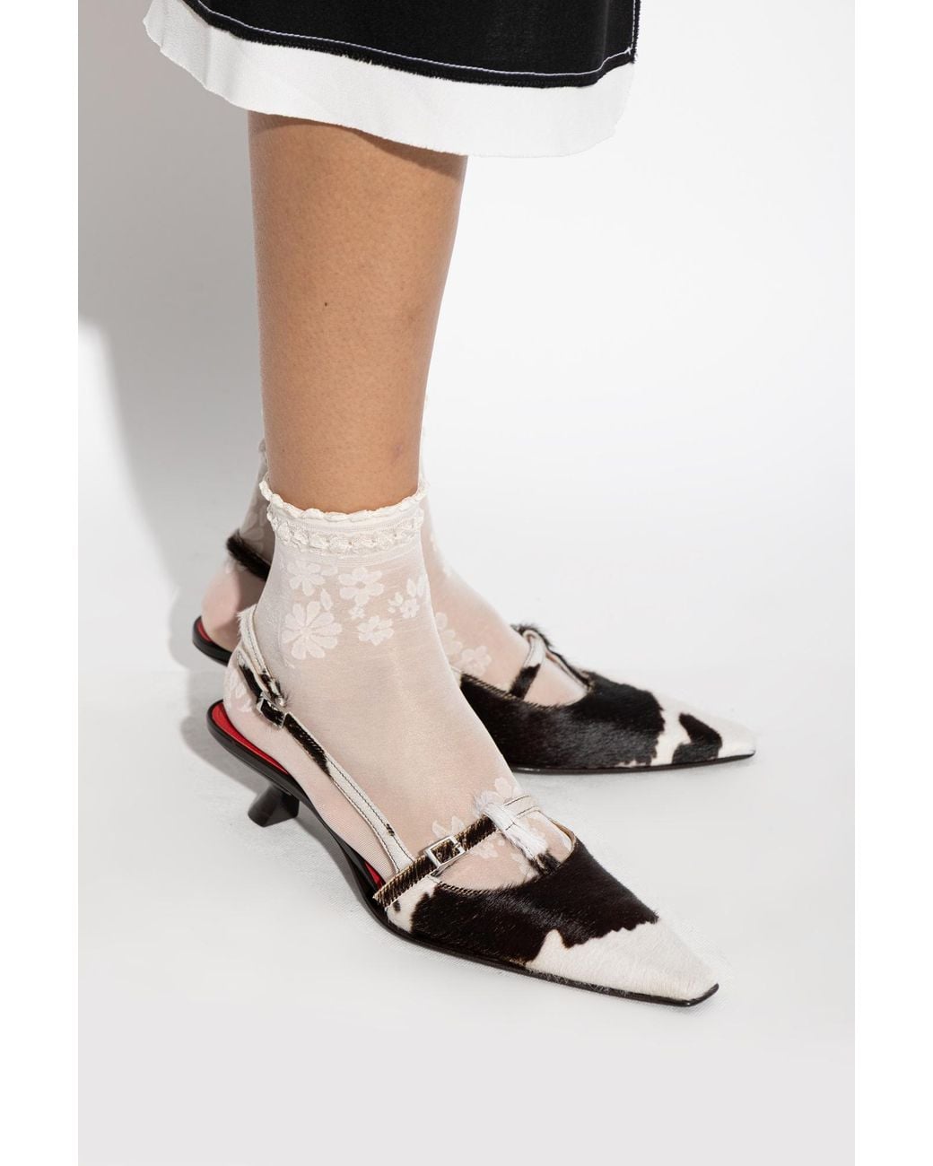 Marni Brown Leather Heeled Shoes