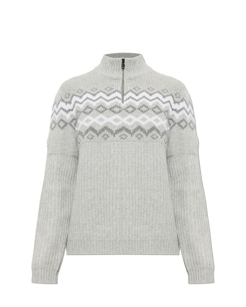 Bogner Gray Cashmere Sweater 'Ludi' for men