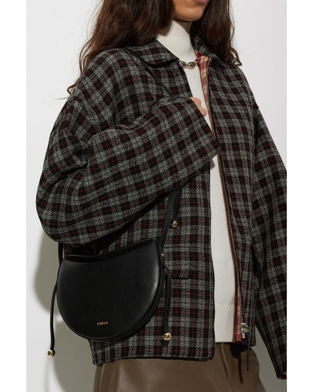 Furla Black 'Moonstone Small' Bag