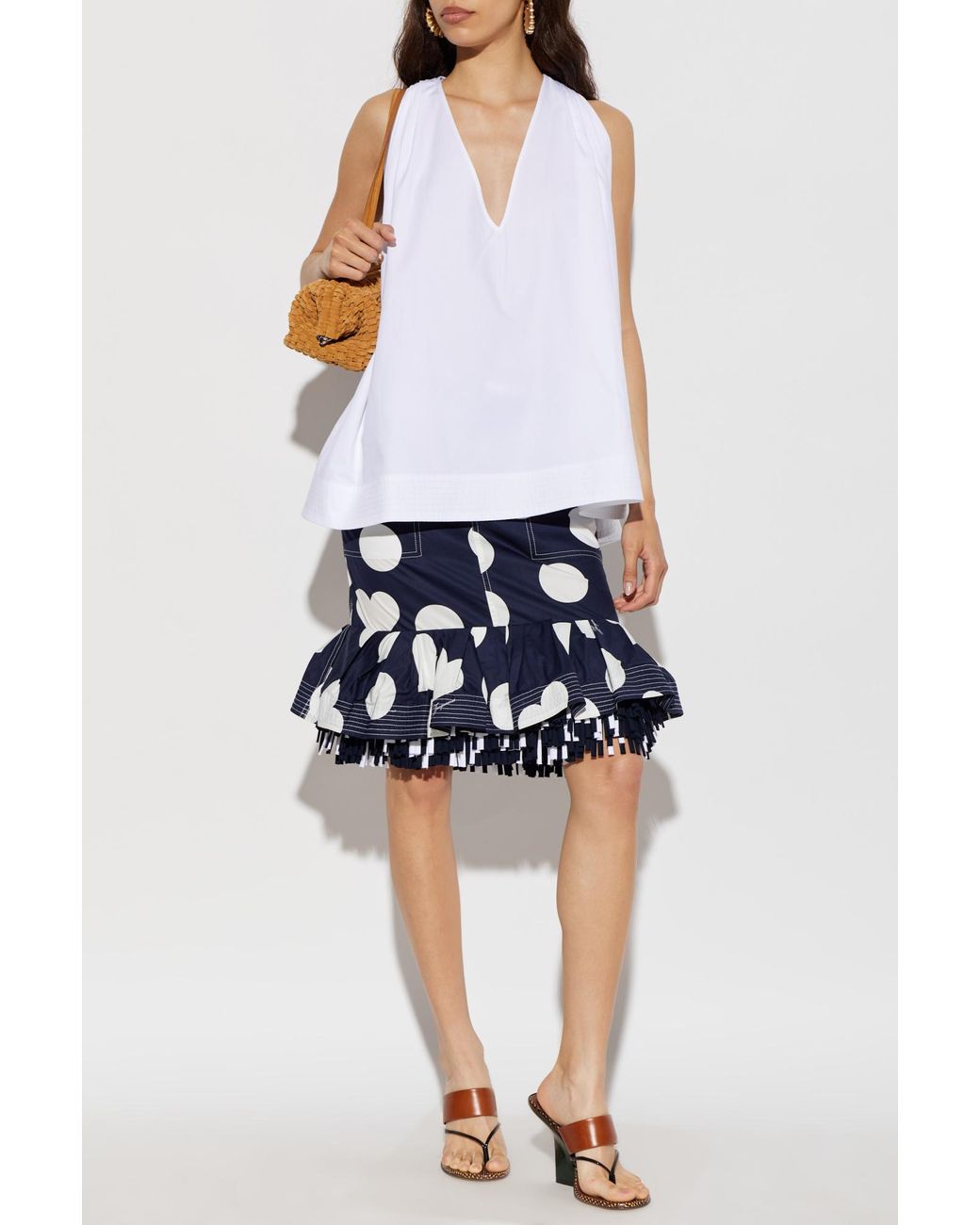 Jacquemus Blue 'Cabana' Skirt