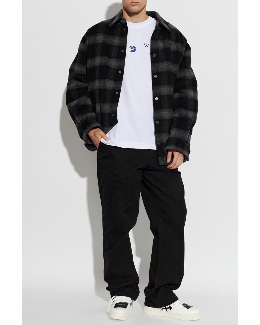 Off-White c/o Virgil Abloh White T-Shirt With Logo for men