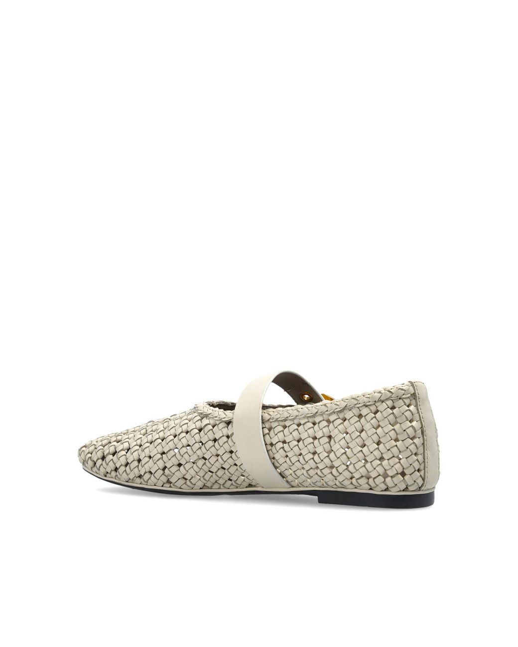 AllSaints White Ballet Flats "Sabine"