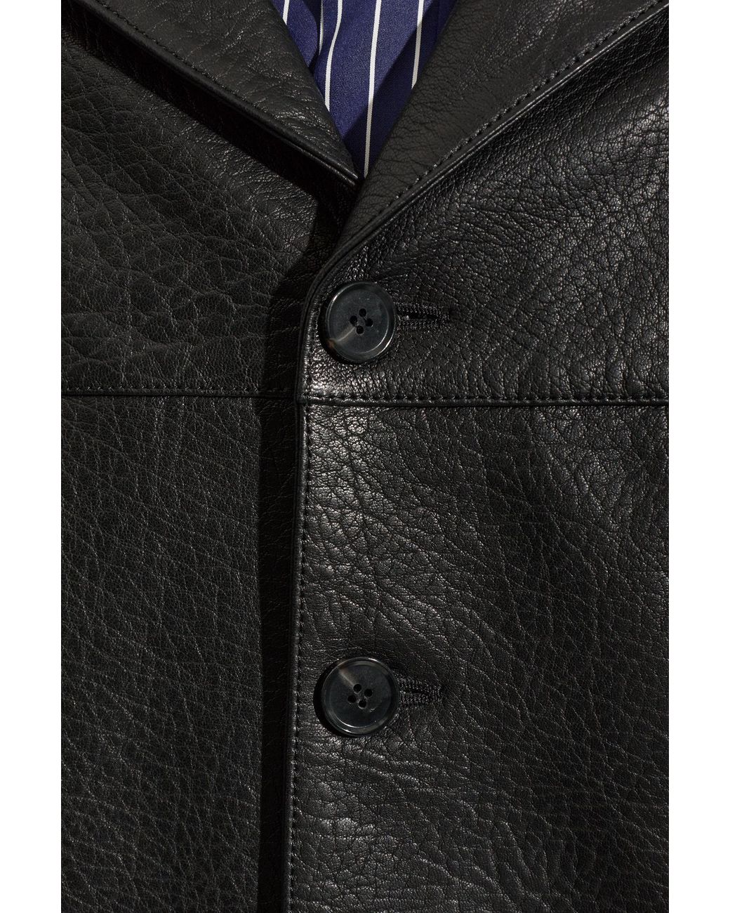 Arma Black Leather Jacket "Jack" for men