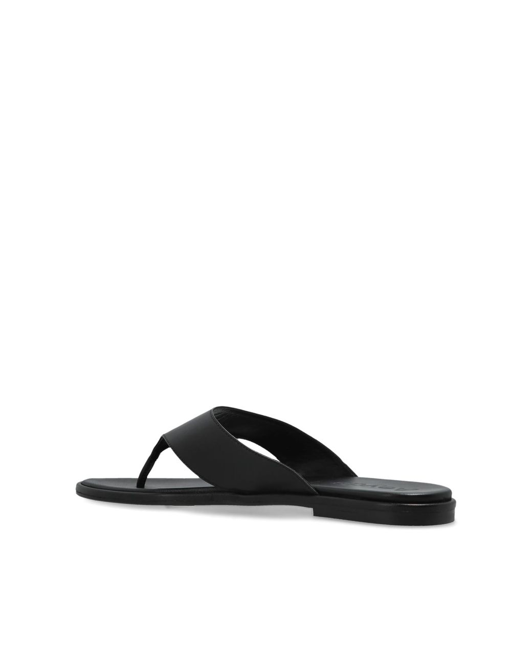 Aeyde Black Amaya Slides